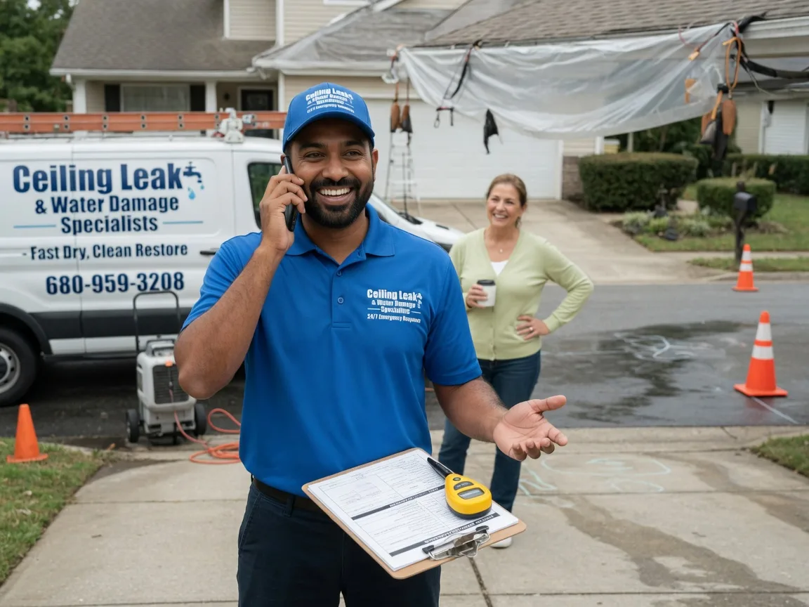 Ceiling Leak Cleanup Burnet, TX FAQs